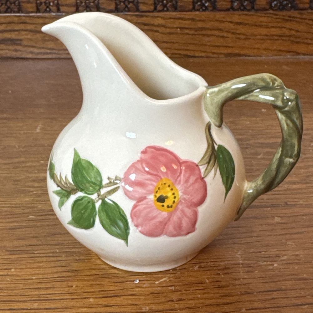 Vintage 1949-1953 Franciscan Ware Desert Rose Creamer ***Chips***
